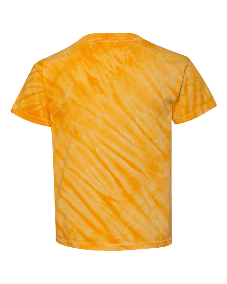 Youth One Color Tiger Stripe T-Shirt - Gold
