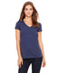 Bella + Canvas B6005 - Women's Jersey Short-Sleeve V-Neck T-Shirt - Navy