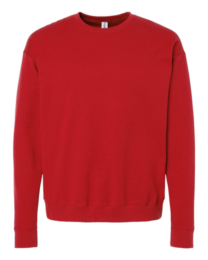 Unisex Fleece Crew - Red