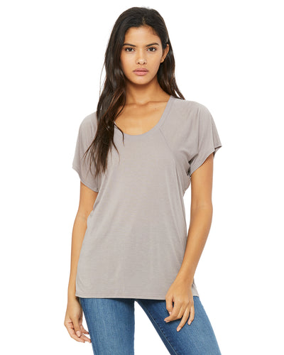 Women's Flowy Raglan T-Shirt - Pebble Brown