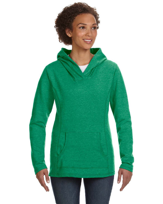 Women's Hooded French Terry - Heather Green