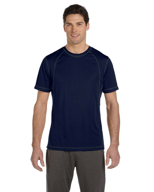 Pieced Interlock T-Shirt - Navy / Slate