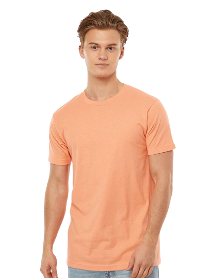 Unisex Fine Jersey Tee - Cantaloupe