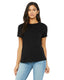 Bella + Canvas B6400 - Women's Relaxed Jersey Short-Sleeve T-Shirt - Black