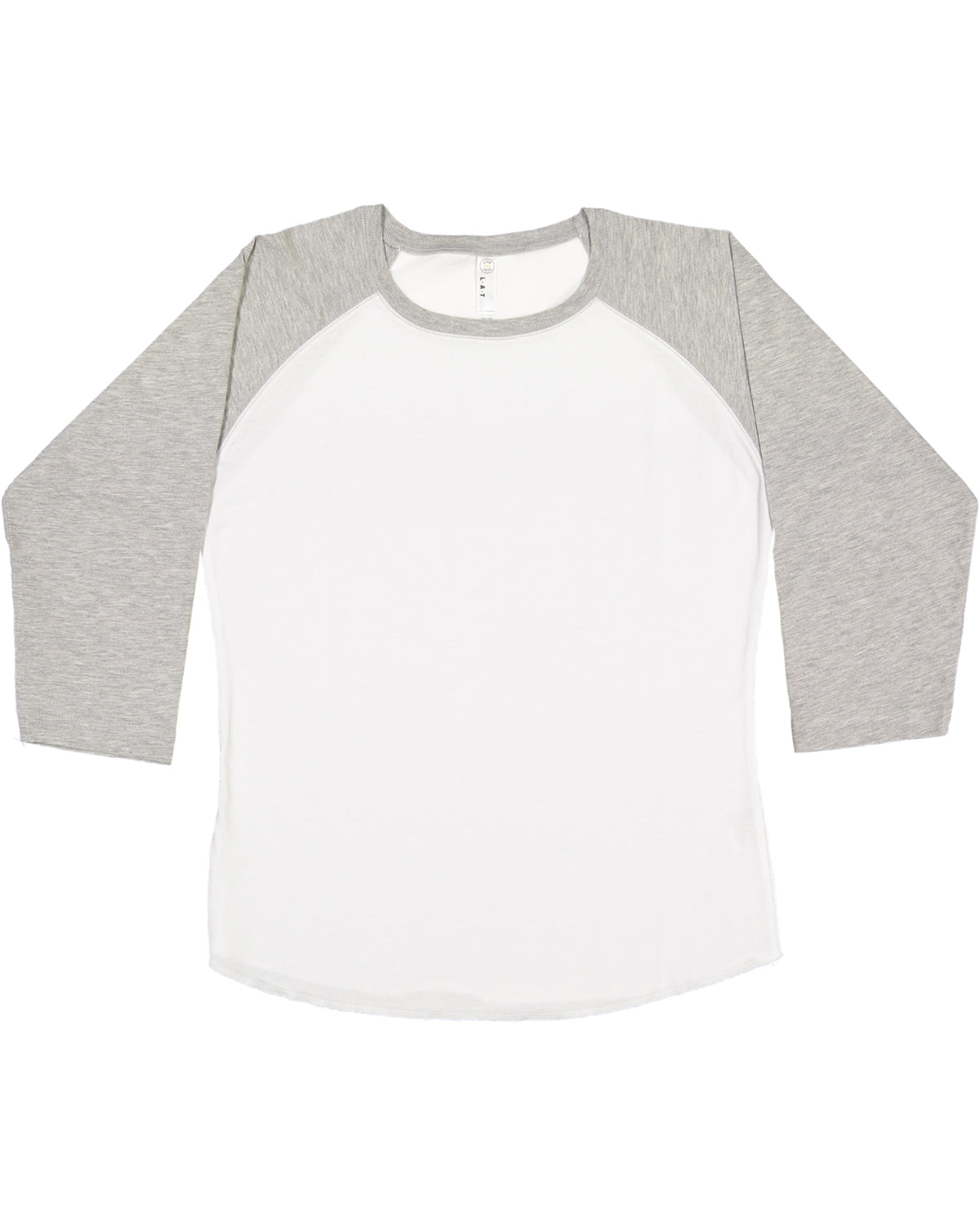 Women's Baseball T-Shirt - White / Vintage Heather