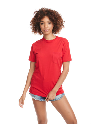 Unisex Pocket Crew - Red