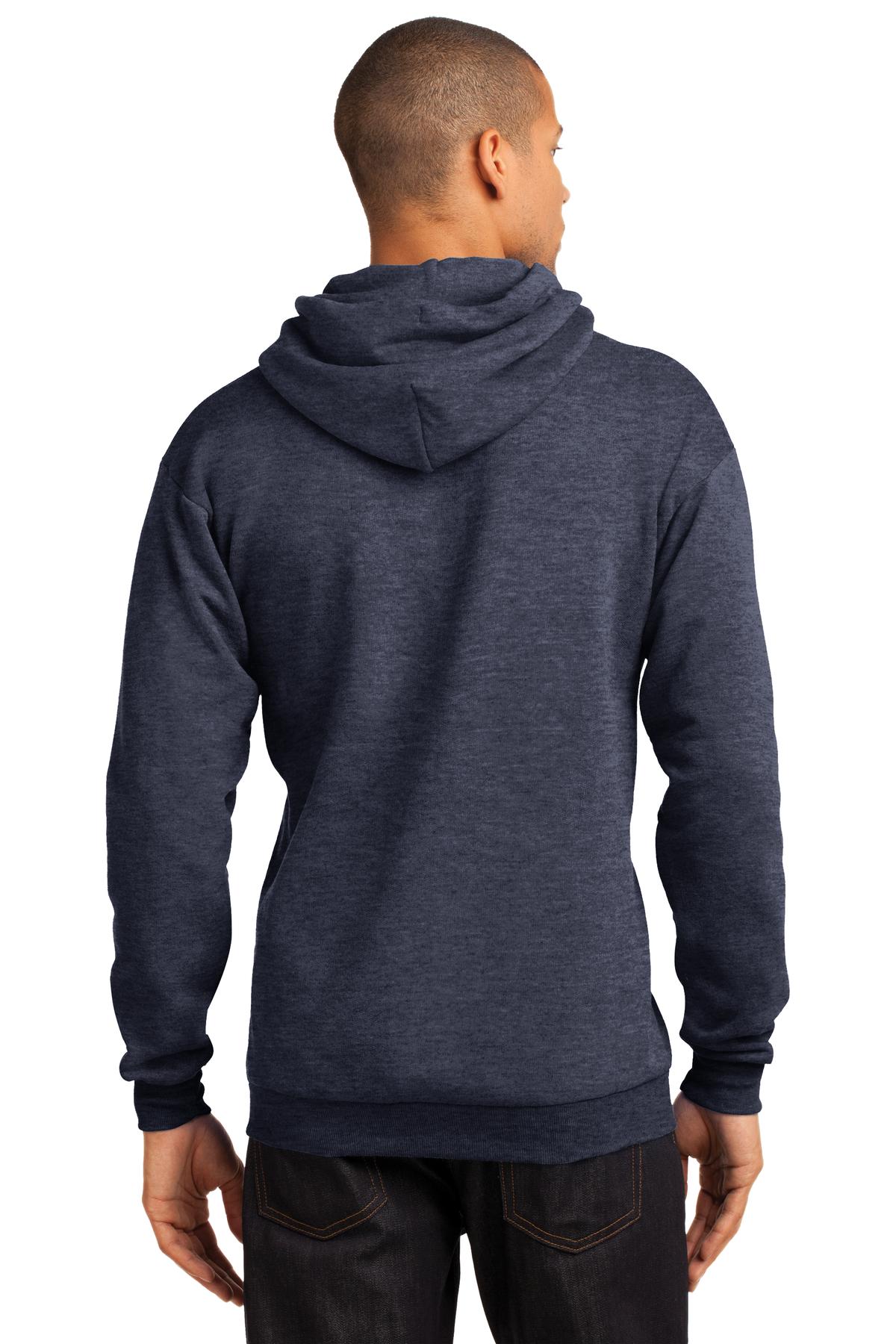 Unisex Core Fleece Pullover Hoodie - Heather Navy