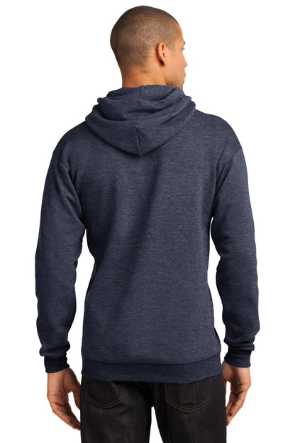 Unisex Core Fleece Pullover Hoodie - Heather Navy