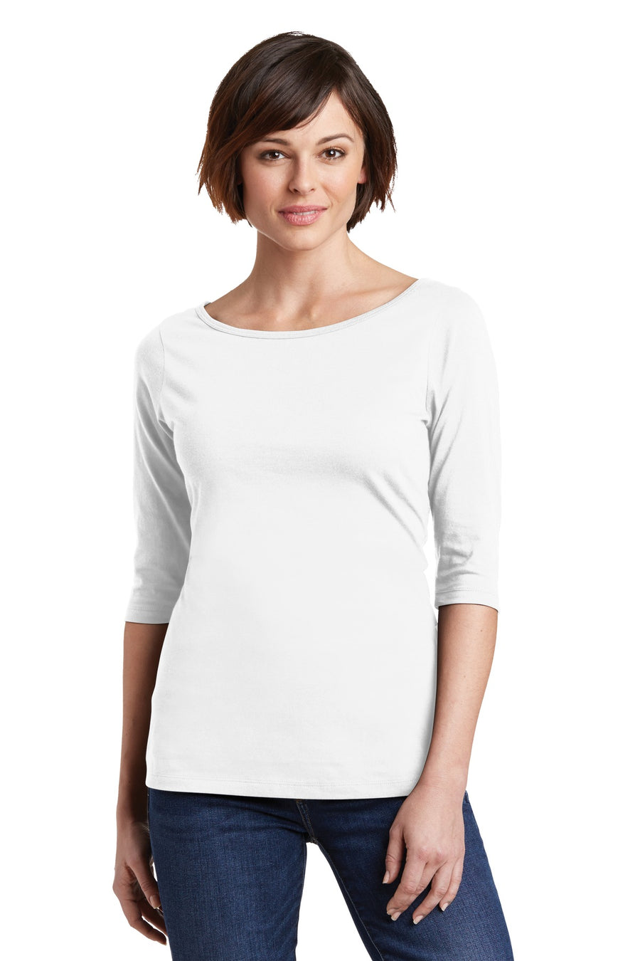 Women's Perfect Weight 3/4-Sleeve Tee - Bright White