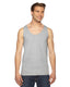 American Apparel 2408W - Unisex Fine Jersey Tank - Heather Gray