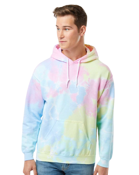 Unisex Blended Hoodie - Pastel Rainbow