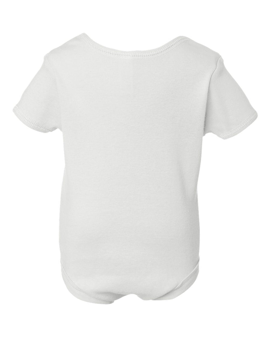 Infant Baby Rib Creeper - White