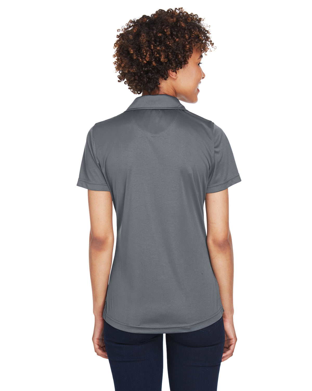 Women's Cool & Dry Sport Performance Interlock Polo - Charcoal