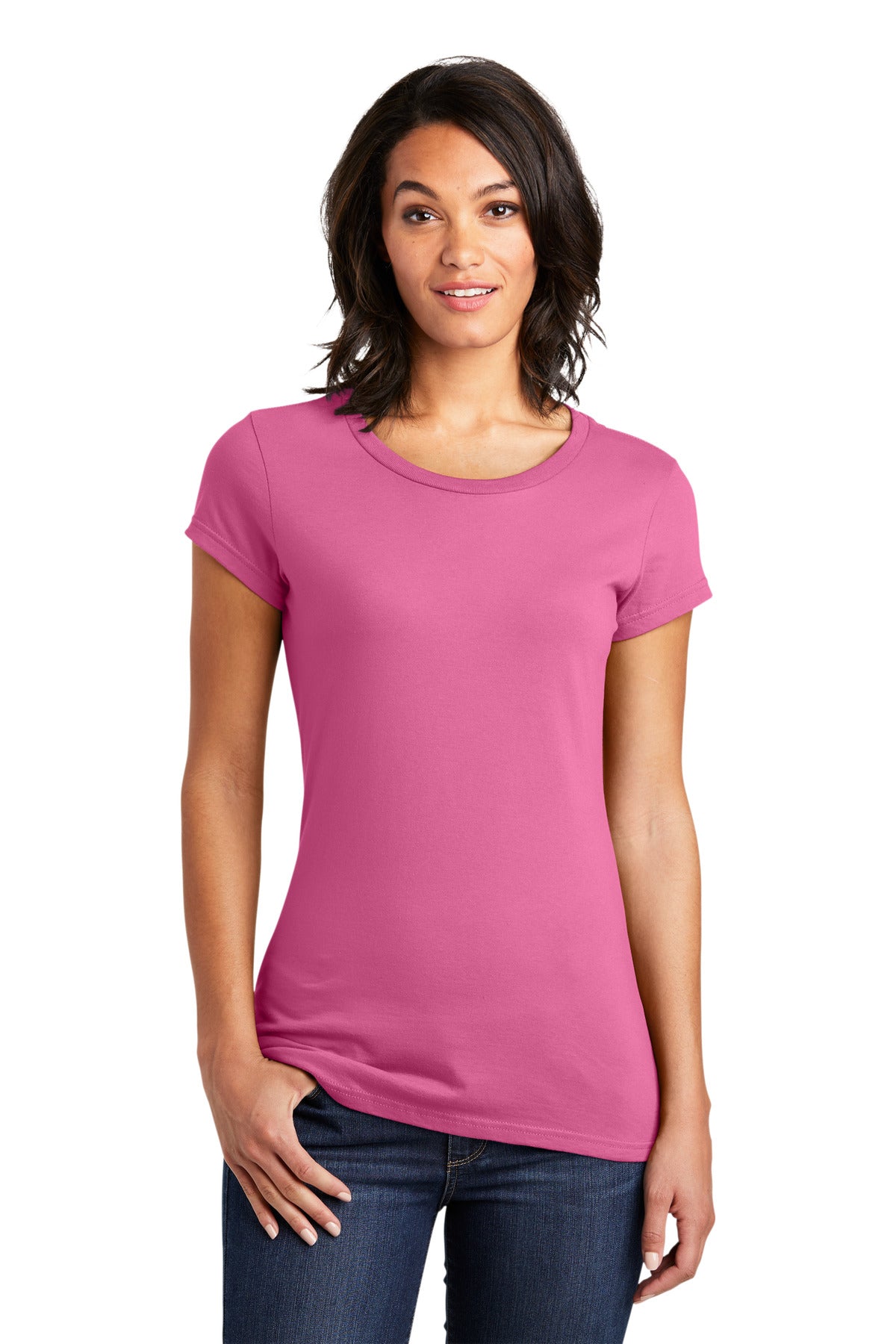 Women's Fitted Very Important Tee - True Pink