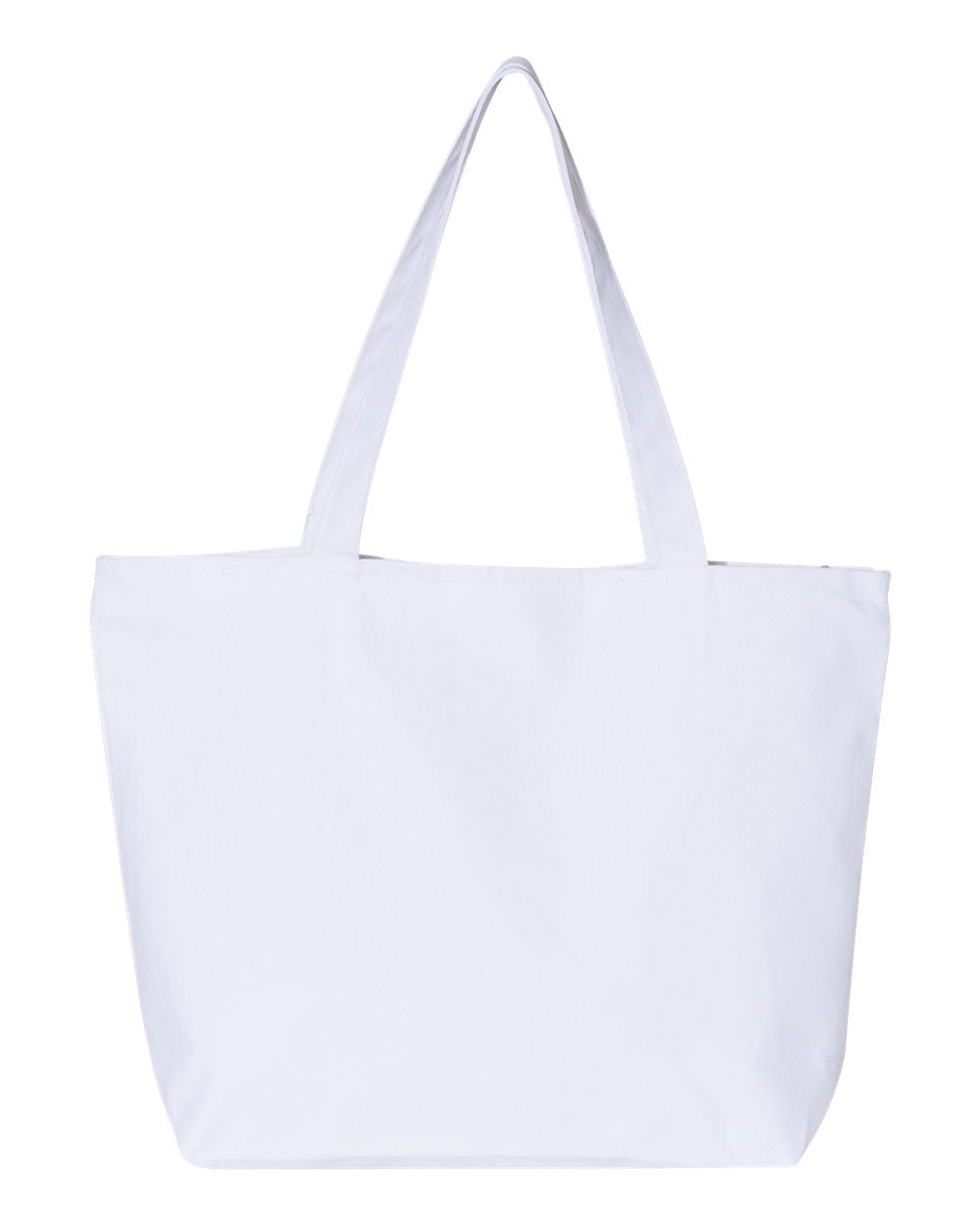 25L Zippered Tote - White