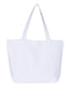 Q-Tees Q611 - 25L Zippered Tote - White