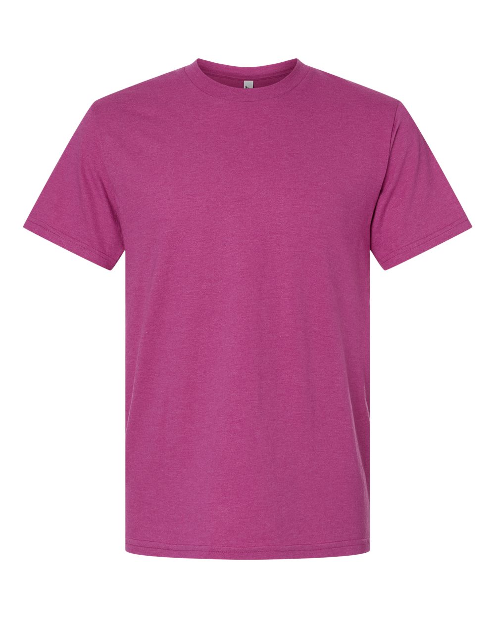 Unisex CVC T-Shirt - Heather Super Pink