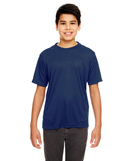 Youth Cool & Dry Basic Performance T-Shirt - Navy