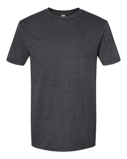 Unisex Softstyle CVC T-Shirt - Pitch Black Mist