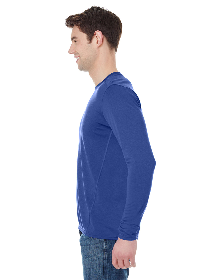 Unisex Performance®  Long-Sleeve Tech T-Shirt - Marbled Royal