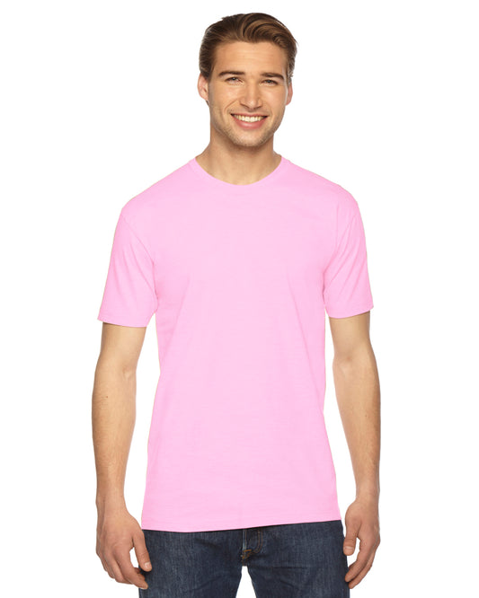 Unisex Fine Jersey Short-Sleeve T-Shirt - Pink