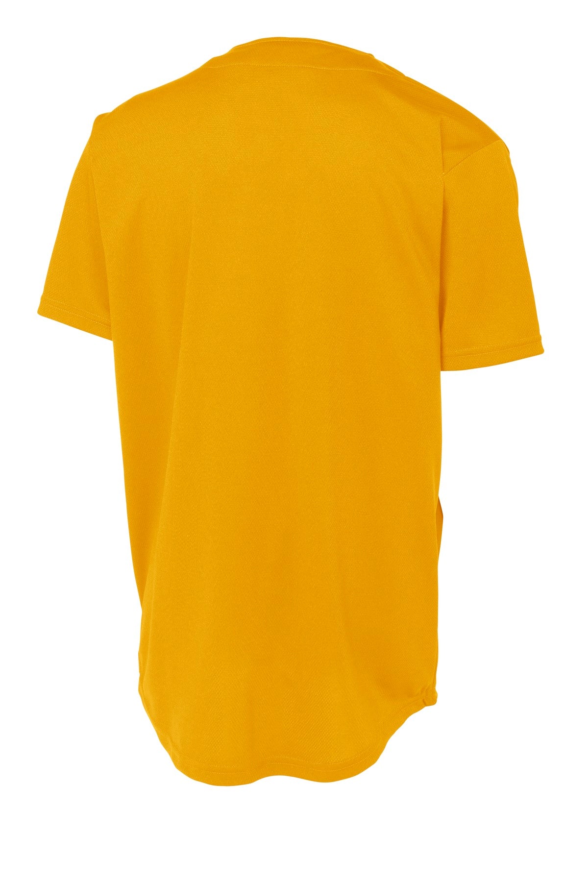 Unisex PosiCharge Tough Mesh Full-Button Jersey - Gold