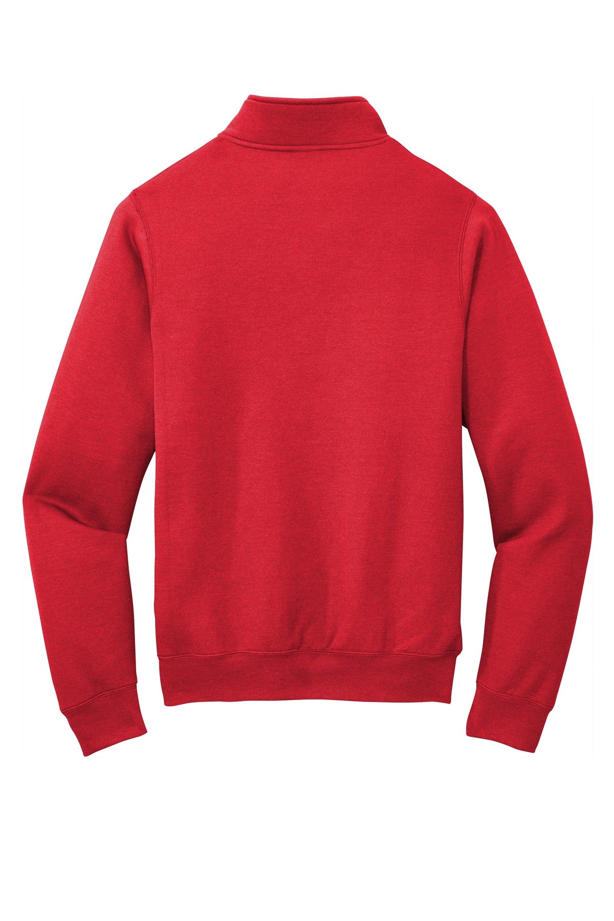 Unisex Core Fleece 1/4-Zip Pullover Sweatshirt - Red