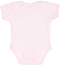 Infant Baby Rib Bodysuit - Ballerina / White Dt