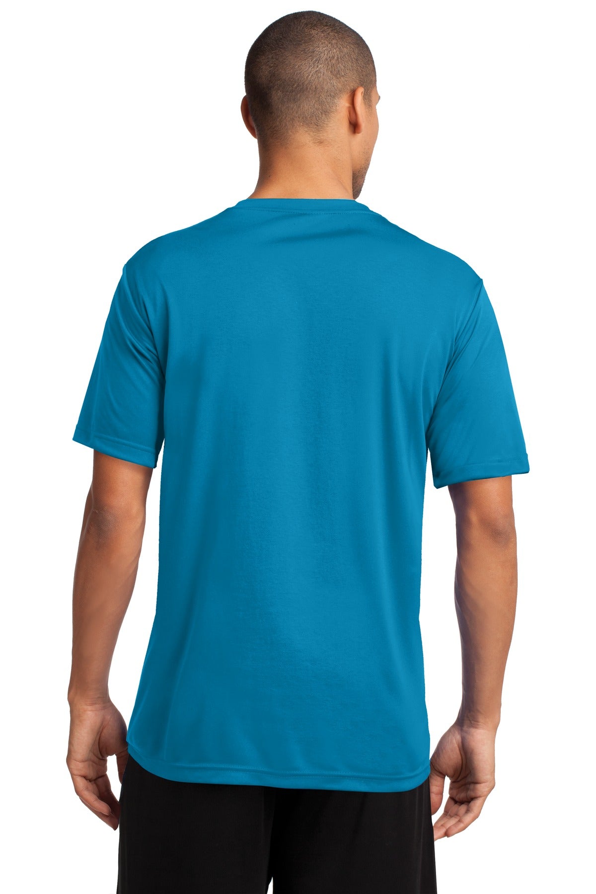 Unisex Performance Tee - Neon Blue