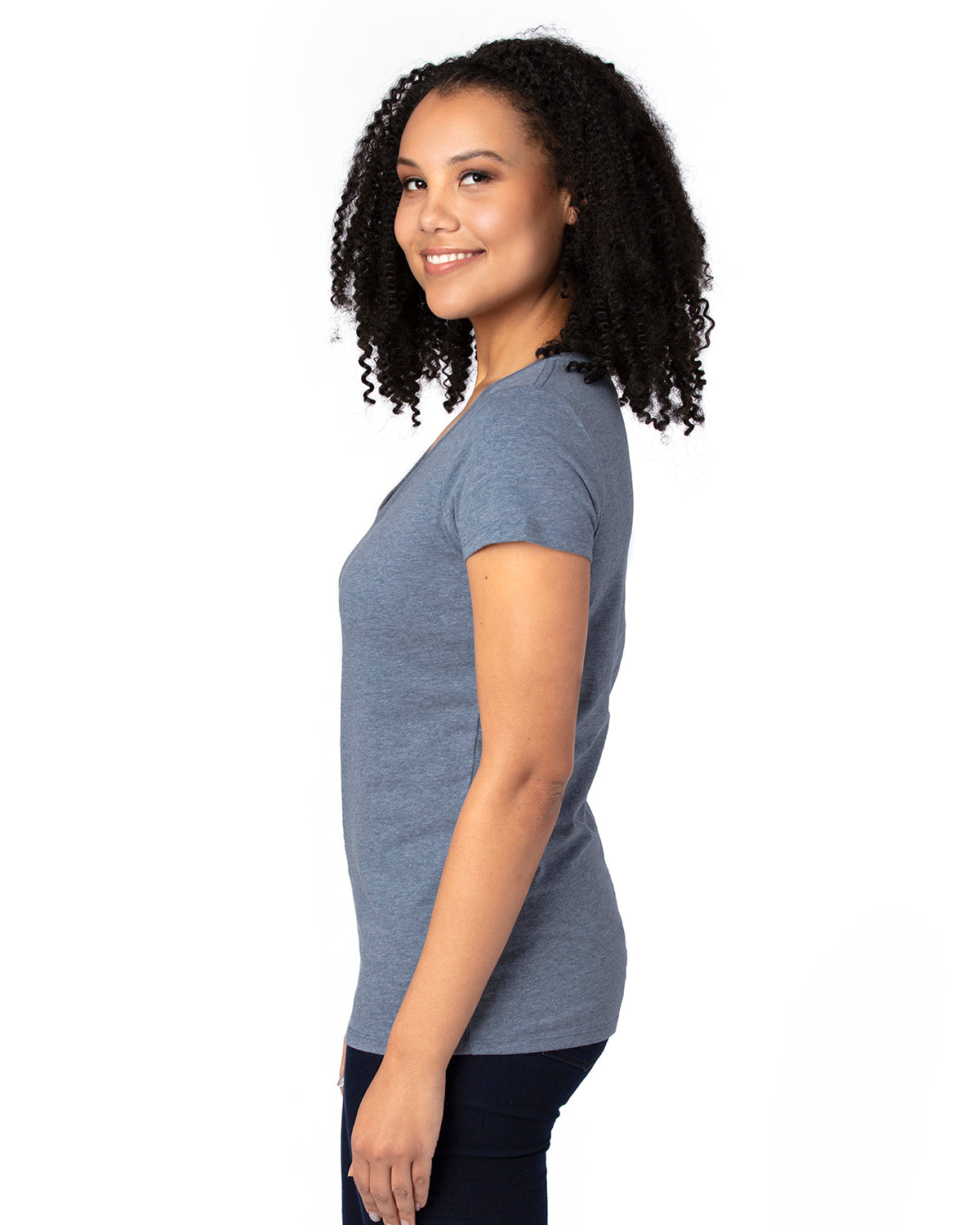 Women's Ultimate V-Neck T-Shirt - Navy Heather
