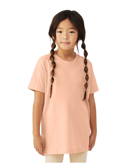 Youth Jersey T-Shirt - Heather Peach