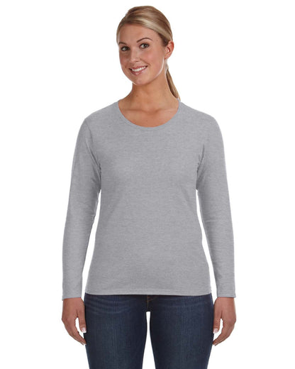 Women's Lightweight Long-Sleeve T-Shirt - Heather Gray