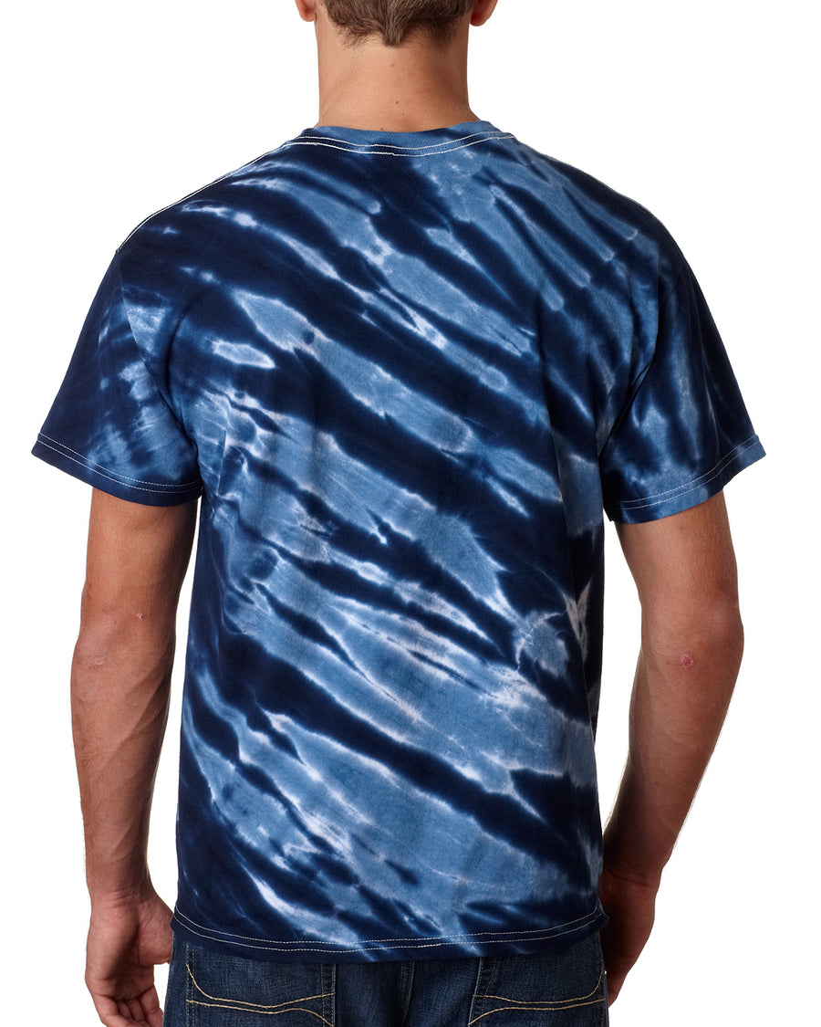 Unisex Tiger Stripe T-Shirt - Navy