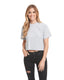 Next Level NL1580 - Women's Ideal Crop Tee - Heather Gray