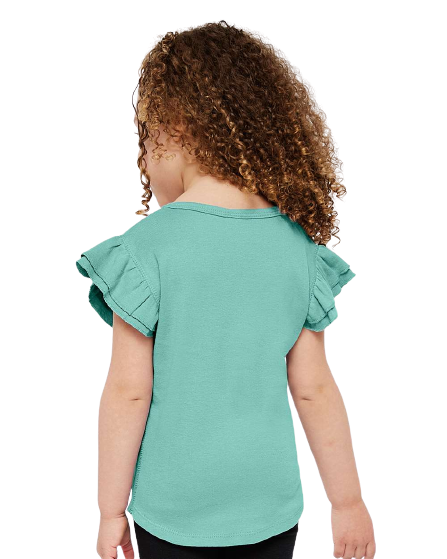 Toddler Flutter Sleeve T-Shirt - Saltwater