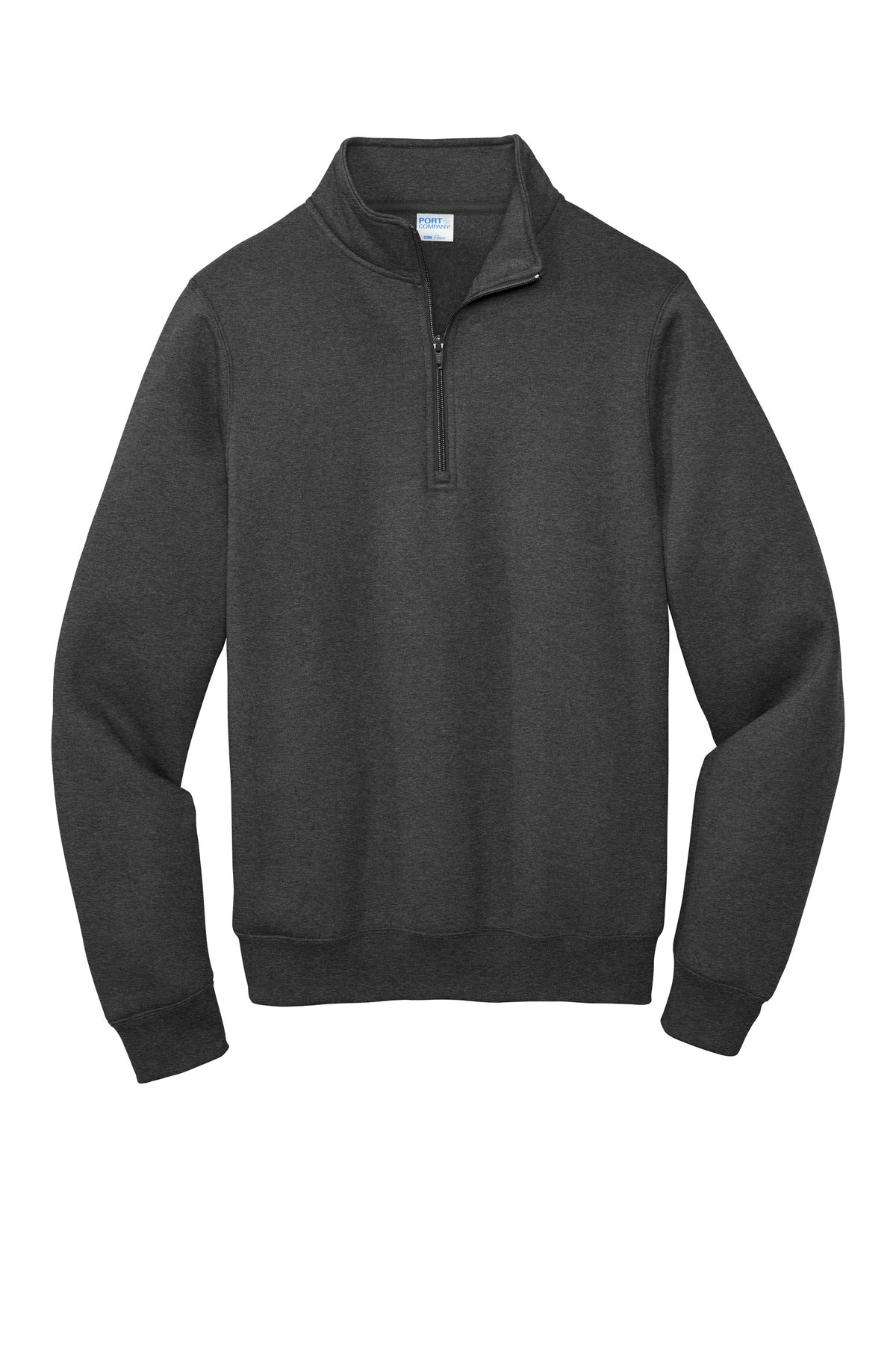 Unisex Core Fleece 1/4-Zip Pullover Sweatshirt - Dark Heather Gray