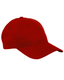 Big Accessories BX880 - 6-Panel Twill Unstructured Cap - Red