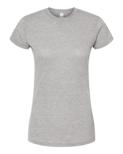 Women's Poly-Rich Slim Fit Tee - Heather Grey