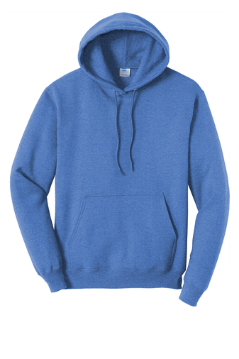Unisex Core Fleece Pullover Hoodie - Heather Royal