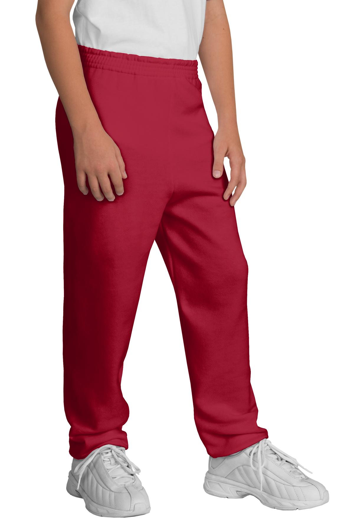 Youth Core Fleece Sweatpant - Red