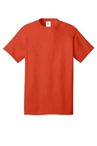 Unisex Core Cotton Tee - Orange