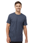Unisex Heavyweight Tee - Heather Denim