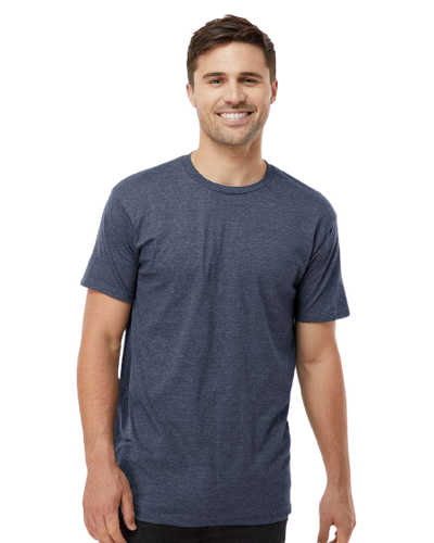 Unisex Heavyweight Tee - Heather Denim