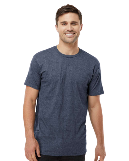 Unisex Heavyweight Tee - Heather Denim
