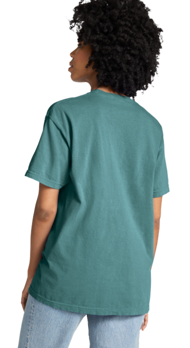 Unisex Heavyweight RS Pocket T-Shirt - Blue Spruce