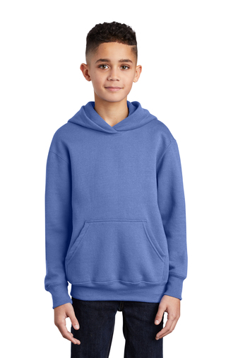 Youth Core Fleece Pullover Hoodie - Carolina Blue
