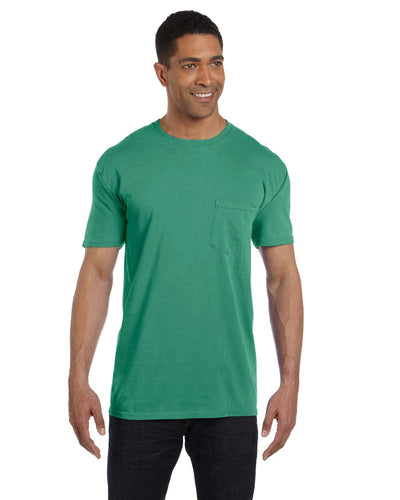 Unisex Heavyweight RS Pocket T-Shirt - Neon Green