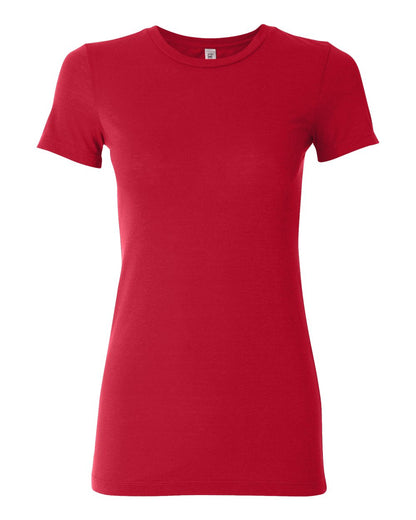 Women's Cotton/Polyester Tee - Red