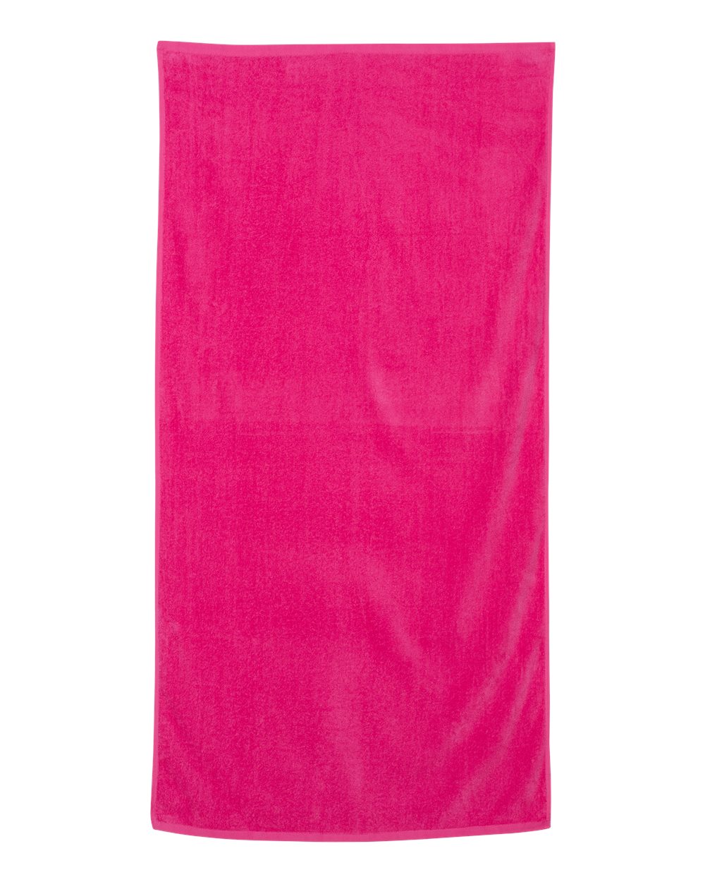 Velour Beach Towel - Hot Pink