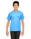 UltraClub 8420Y - Youth Cool & Dry Sport Performance Interlock T-Shirt - Columbia Blue